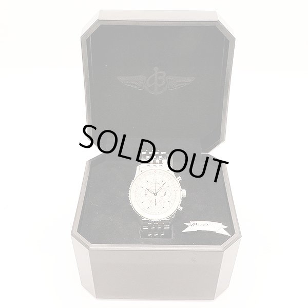 ブライトリング　ナビタイマー　モンブリラン　Ａ４１３３０　銀文字盤　箱