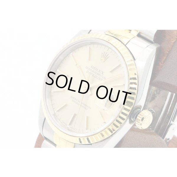 ロレックス　１６２３３　Ｓ８６１９９８　シャンパン文字盤　サイド拡大