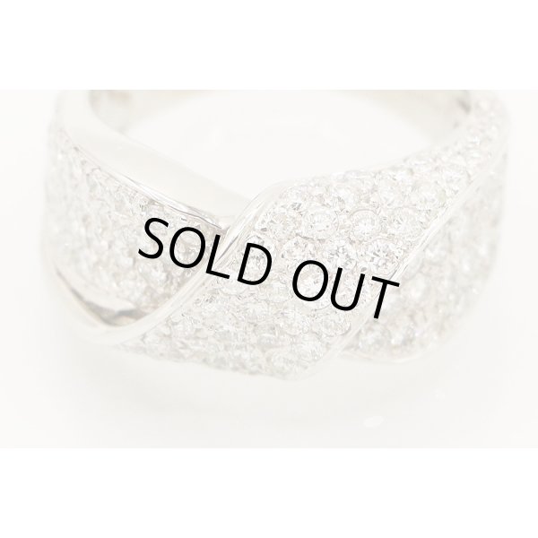 PT900 ダイアイリリング 1.20ct 11.00g　拡大