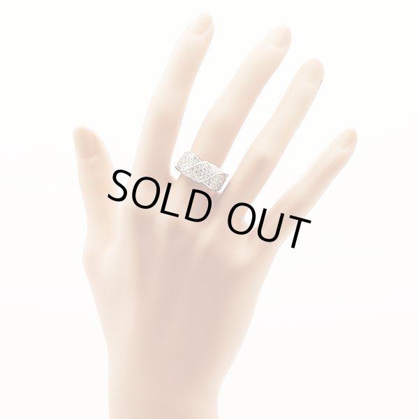 PT900 ダイアイリリング 1.20ct 11.00g　装着イメージ