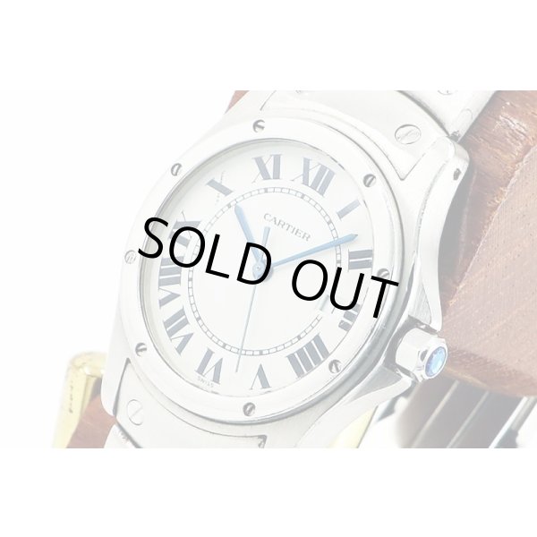 カルティエ　パンテール　グーガーラウンド　１５６１　白文字盤　サイド拡大