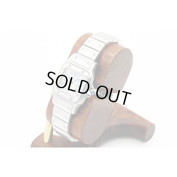 カルティエ　サントスガルベＳＭ　Ｗ２００１７Ｄ４　白文字盤　サイド