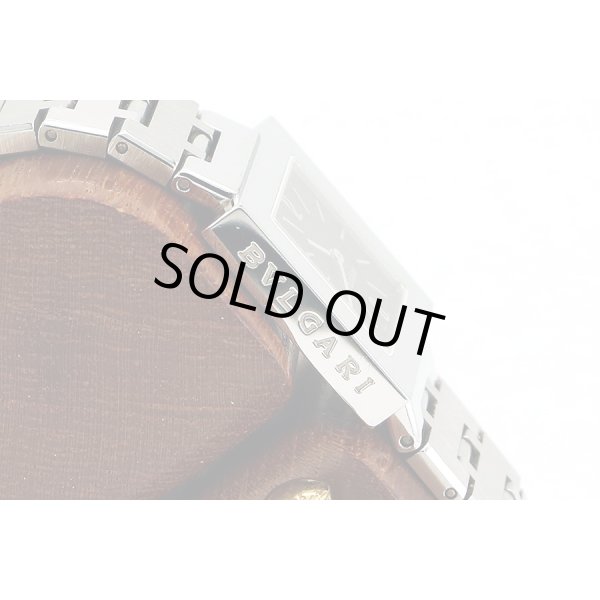 ブルガリ　クアドラード　ＳＱ２２ＳＳ　黒文字盤　サイドロゴ