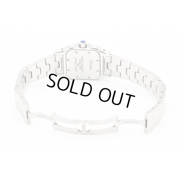 カルティエ　サントスガルベＳＭ　Ｗ２００１７Ｄ４　白文字盤　ブレス