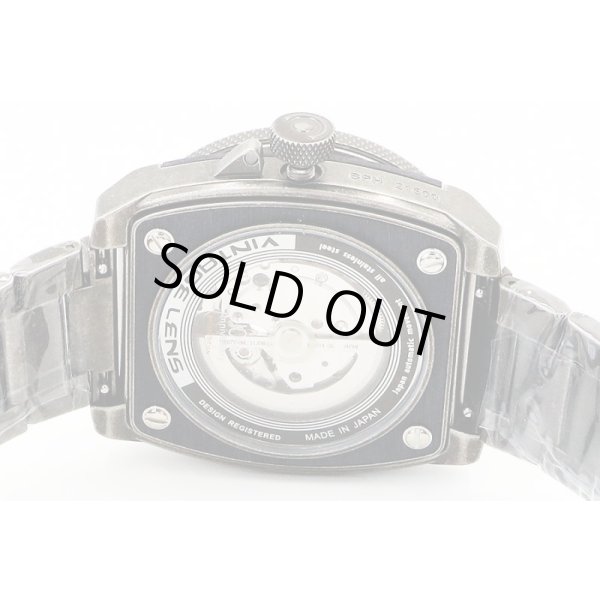 タックス　ヴィンテージレンズ２　ＴＳ１８０３Ｋ　黒文字盤　１０周年限定　裏面拡大