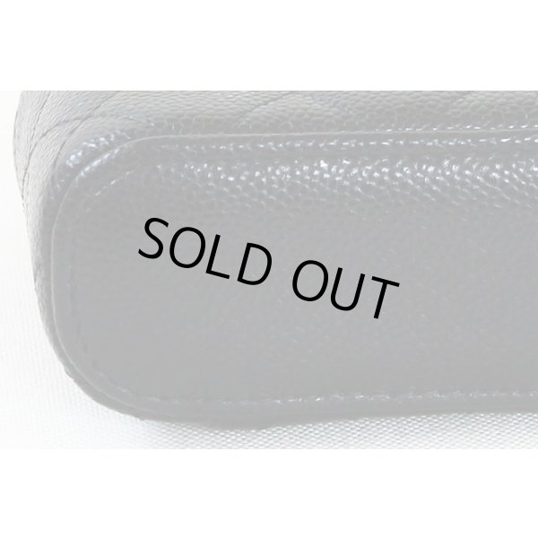 シャネル　スモールヴァニティショルダー AP2503 ブラック／GP金具　底拡大