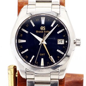 画像: グランドセイコー SBGN009 GMT 9F86-0AD0 9Fムーブ50周年限定 紺文字盤