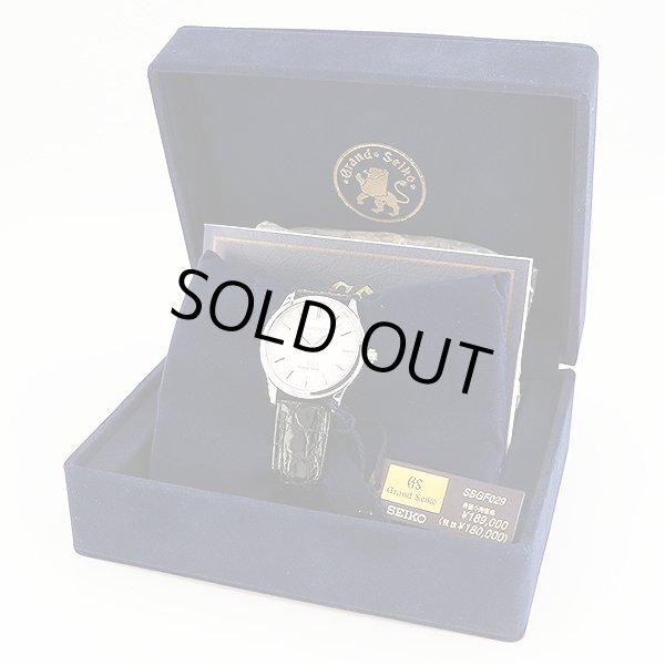 グランドセイコー　ＳＢＧＦ０２９　８Ｊ５５－０ＡＡ０　白文字盤　箱