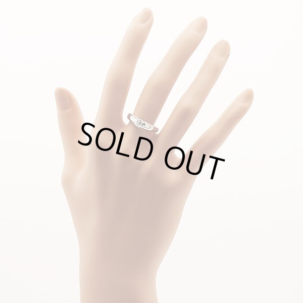 PT950 ダイアイリリング 0.33ct 4.60g　装着イメージ