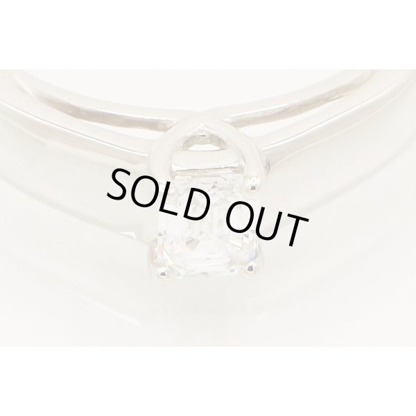 PT950 ダイアイリリング 0.33ct 4.60g　拡大