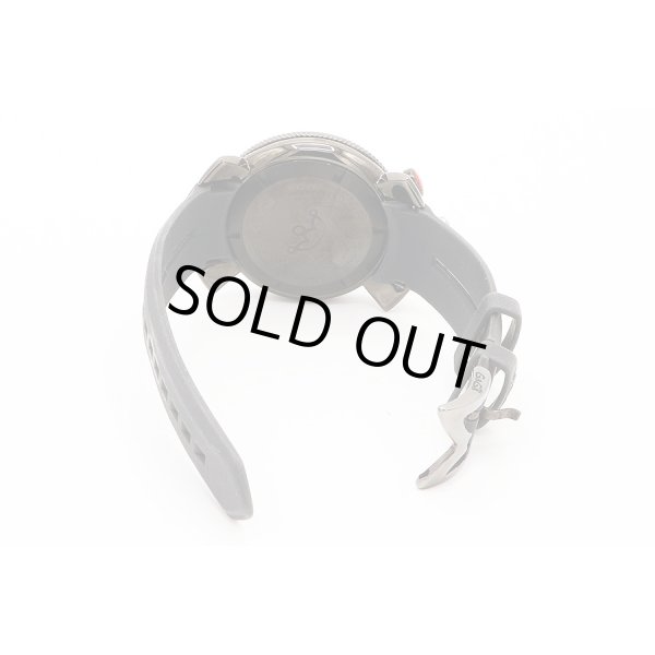 ガガミラノ　マニュアーレ　クロノグラフ　ＭＭ－４８　６０５４．６　グレー文字盤　ラバーベルト