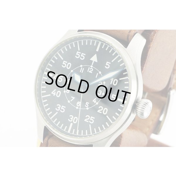 ストーヴァ　フリーガー　バウマスター　ＳＴＷ－ＦＩＬ－Ｂ－Ｌ　黒文字盤　サイド拡大