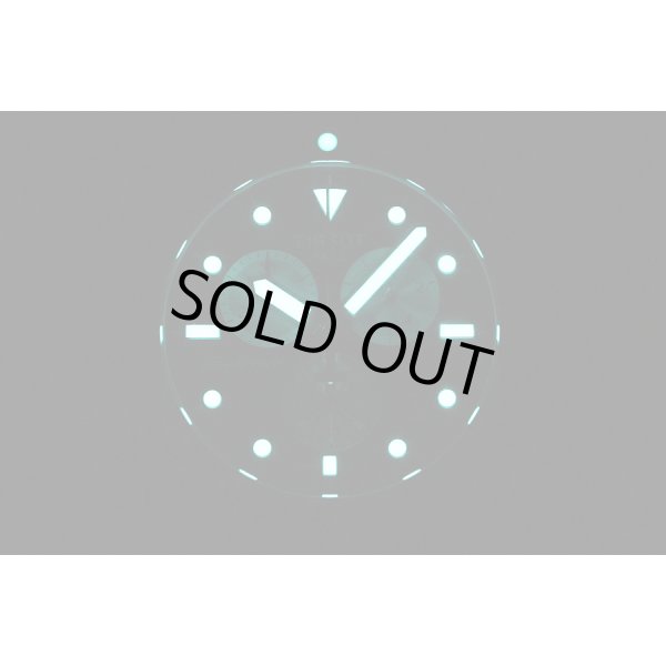 ティソ　シースター１０００　Ｔ１２０．４１７　黒文字盤　銀インダイアル　ライト暗闇