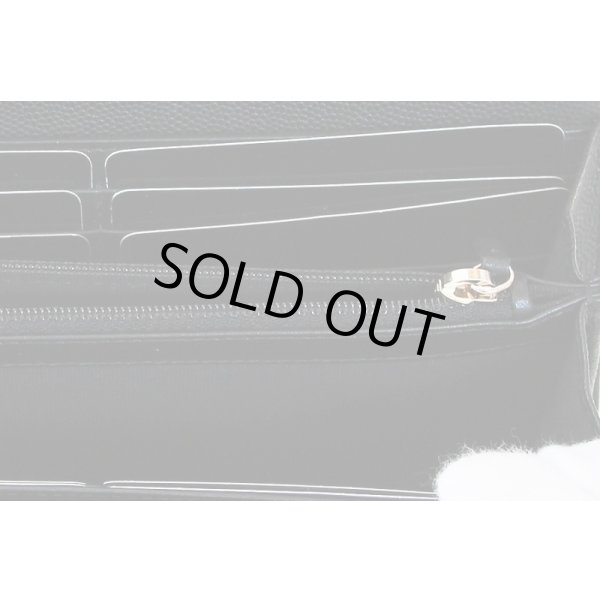 シャネル　ボーイシャネル ロングフラップウォレット A80286 ブラック／GP金具　小銭入れ