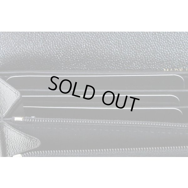 シャネル　ロングフラップウォレット AP2961 ブラック／SIV金具　カードケース