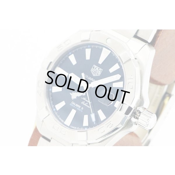 タグホイヤー　アクアレーサー　ＷＢＤ２１１７　紺文字盤　奄美大島限定　サイド拡大