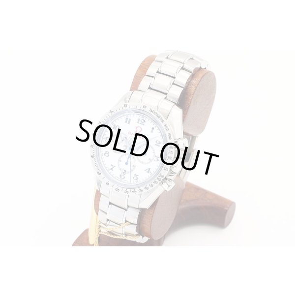 オメガ　スピードマスター　ブロードアロー　３２１．１０．４２　白文字盤　サイド