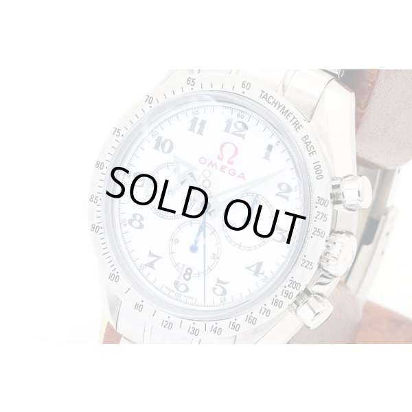 オメガ　スピードマスター　ブロードアロー　３２１．１０．４２　白文字盤　サイド拡大