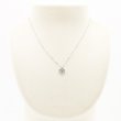 ヴァンクリーフ＆アーペル　750WG スウィート アルハンブラ ペンダント 0.08ct 3.50g　装着イメージ