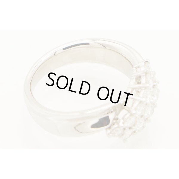 モニッケンダム　PT900 ダイアイリリング 0.64ct 7.50g