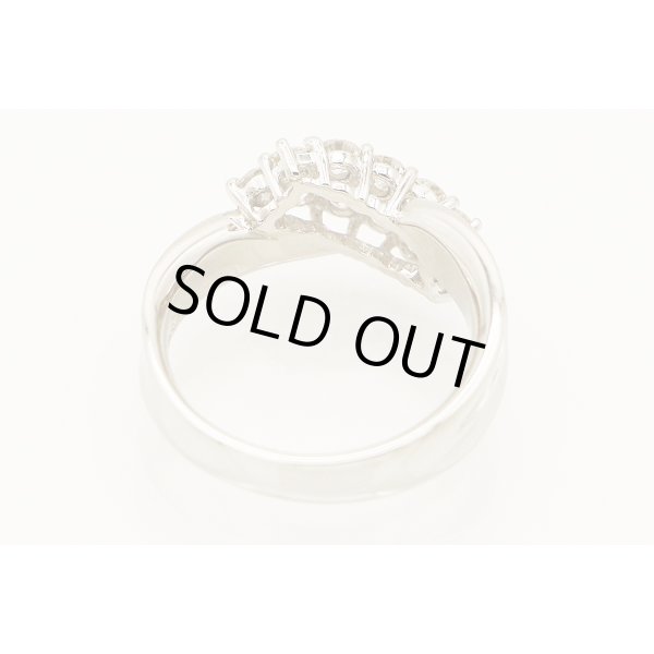 モニッケンダム　PT900 ダイアイリリング 0.64ct 7.50g　内側