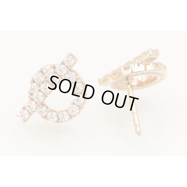 エルメス　750PG フィネス ダイアイリピアス 0.92ct(34P) 4.10g