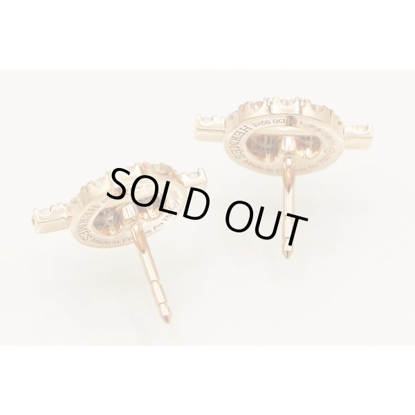 エルメス　750PG フィネス ダイアイリピアス 0.92ct(34P) 4.10g　留め具外したイメージ(1)