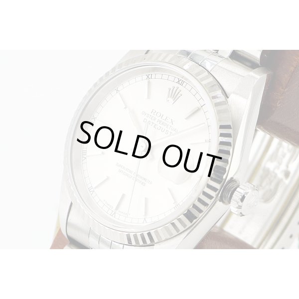 ロレックス　１６２３４　Ｔ９６３９７２　銀文字盤（９６年製）　サイド拡大