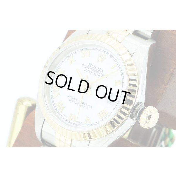 ロレックス　７９１７３　Ｋ６２６１１２　白ローマ文字盤　（２００１年製）　サイド拡大