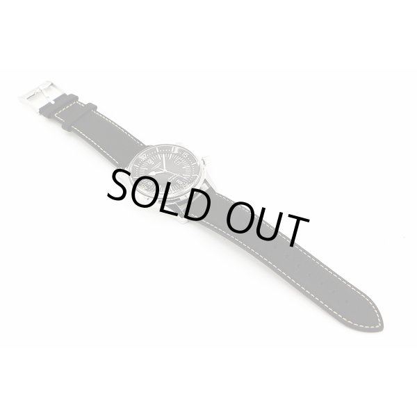 ロンジン　レジェンドダイバー　Ｌ３．６７４．４　黒文字盤　２ツリューズ　革ベルト状態　表面