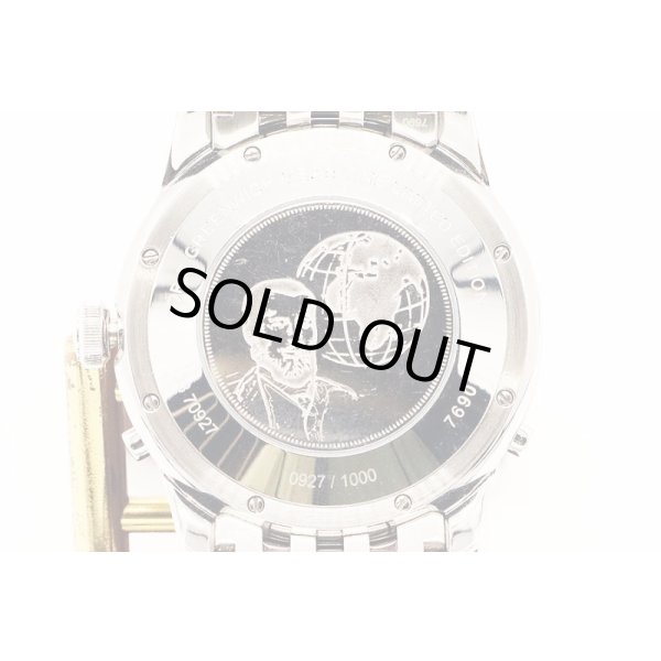 オリス　アートリエ　グリニッジミーンタイム　０１．６９０．６７９０　銀文字盤　裏面拡大