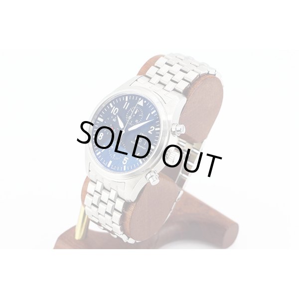 ＩＷＣ　パイロットウォッチ　クロノグラフ　ＩＷ３７１７０４　黒文字盤　サイド