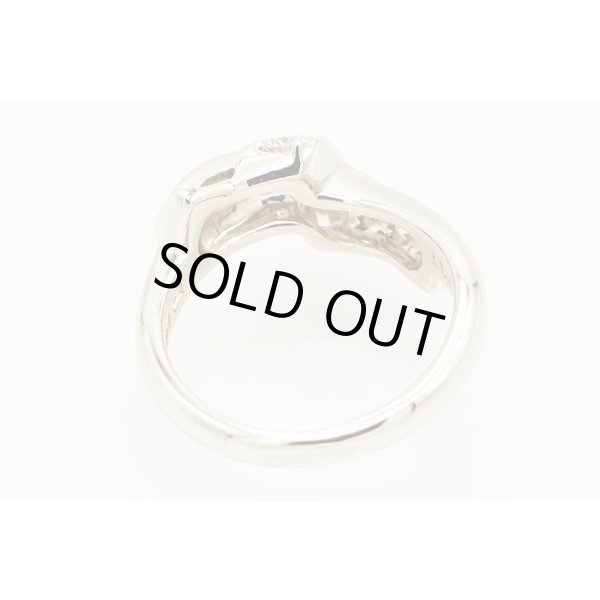 ポーラ　PT900 ダイアイリリング 0.52ct 6.80g　内側