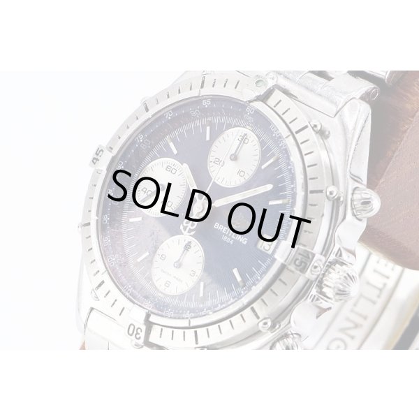 ブライトリング　クロノマット　Ａ１３０４７　紺文字盤　サイド拡大