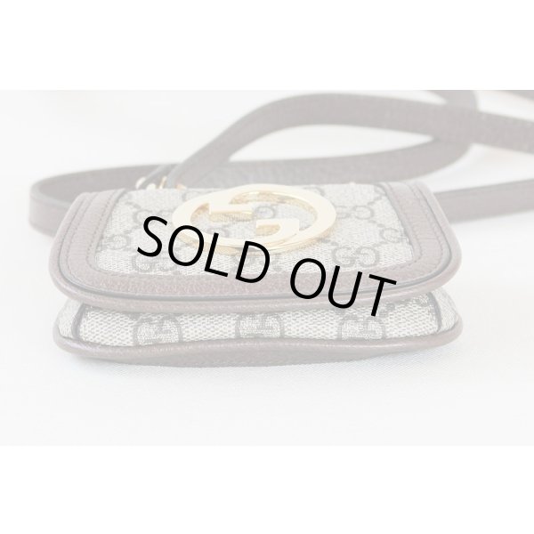 グッチ　ブロンディ カードケース ウォレット 698635 2184 ベージュ／ブラウン　底