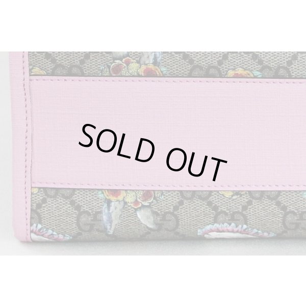 グッチ　チルドレンズ ヒグチユウコ 2WAYトートバック 630542 213313 ベージュ／ピンク　底拡大