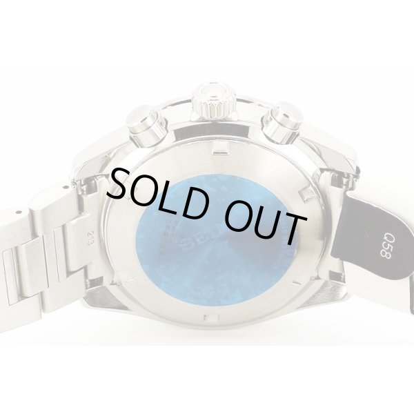 セイコー　プロスペック　ＳＢＤＬ０９５　クロノ　Ｖ１９２－０ＡＨ０ 銀文字盤　裏面拡大