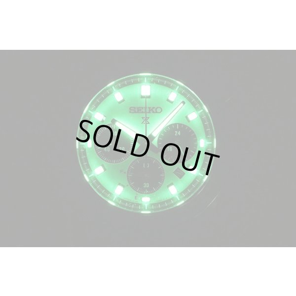 セイコー　プロスペック　ＳＢＤＬ０９５　クロノ　Ｖ１９２－０ＡＨ０ 銀文字盤　ライト暗闇