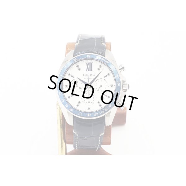 セイコー　ブライツ　ＳＤＧＺ０２１　８Ｒ４８－００Ｅ０　白文字盤　替ベルト装着　正面