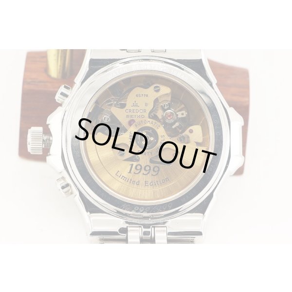 クレドール　パシフィーク　ＧＣＢＫ９９９　６Ｓ７７－０Ａ１０　黒文字盤　裏面拡大