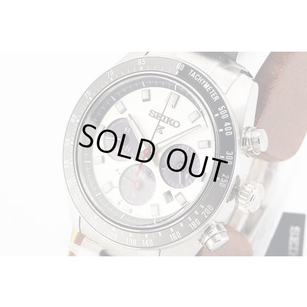 セイコー　プロスペック　ＳＢＤＬ０９５　クロノ　Ｖ１９２－０ＡＨ０ 銀文字盤　サイド拡大