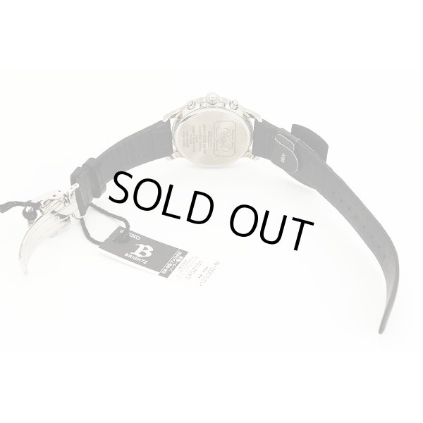 セイコー　ブライツ　ＳＡＧＺ１０１　７Ｂ２７－０ＡＨ０ 黒文字盤　革ベルト