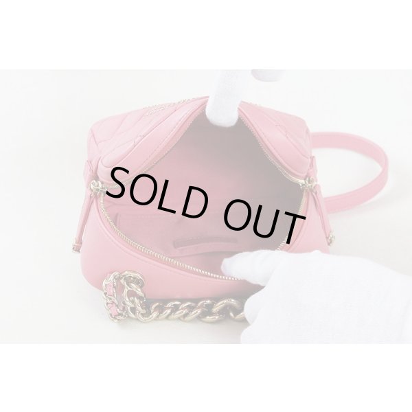 シャネル　マトラッセ 2WAY バニティバック　AS1512 ピンク／GP金具　中身