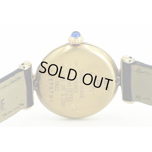 カルティエ　マストコリゼ　１９０２　白文字盤　裏面拡大