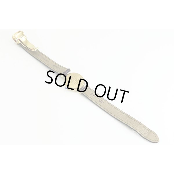 カルティエ　マストコリゼ　１９０２　白文字盤　革ベルト状態　裏面