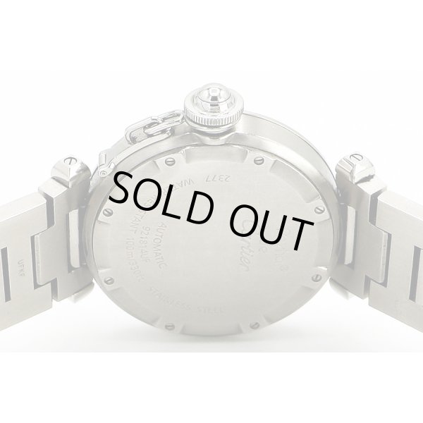 カルティエ　パシャＣ　メリディアン　２３７７　銀文字盤　裏面拡大