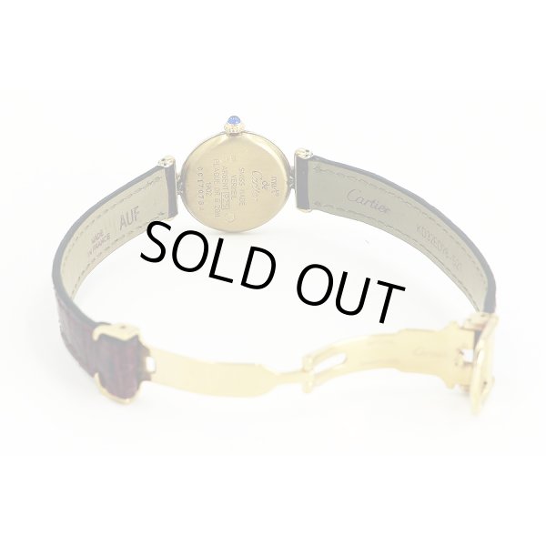 カルティエ　マストコリゼ　１９０２　白文字盤　革ベルト