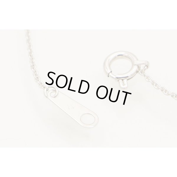 ポンテヴェキオ　K18WG ダイアイリネックレス 0.14ct 1.70g　留め具拡大