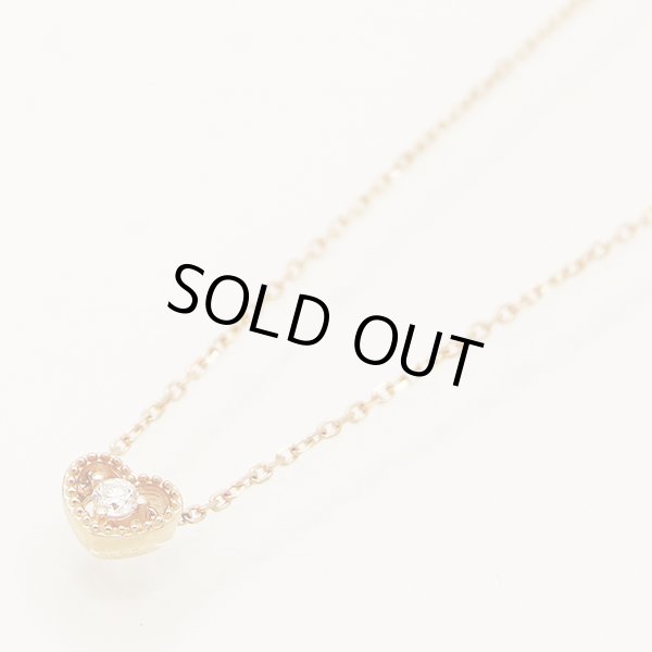 ポンテヴェキオ　K18PG ダイアイリネックレス 0.03ct 1.80g