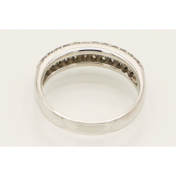 ポンテヴェキオ　K18WG ダイアイリリング 0.61ct 3.70g　内側